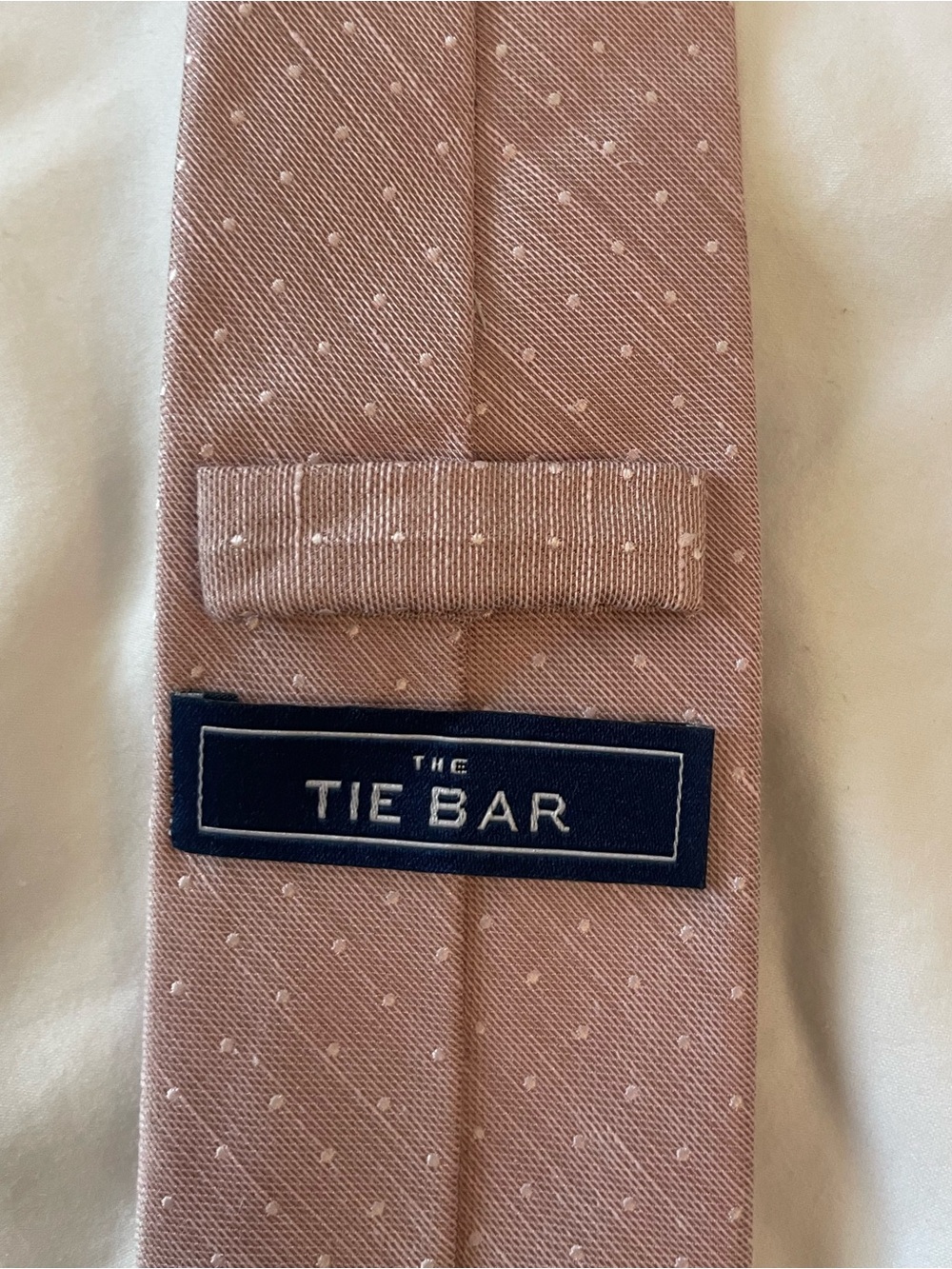 The Tie Bar Dusty Rose Micro-Pattern Tie - Picture 2 of 7